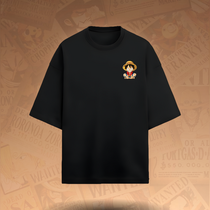WANTED: Luffy’s Bounty Oversized T-Shirt – Limited Edition
