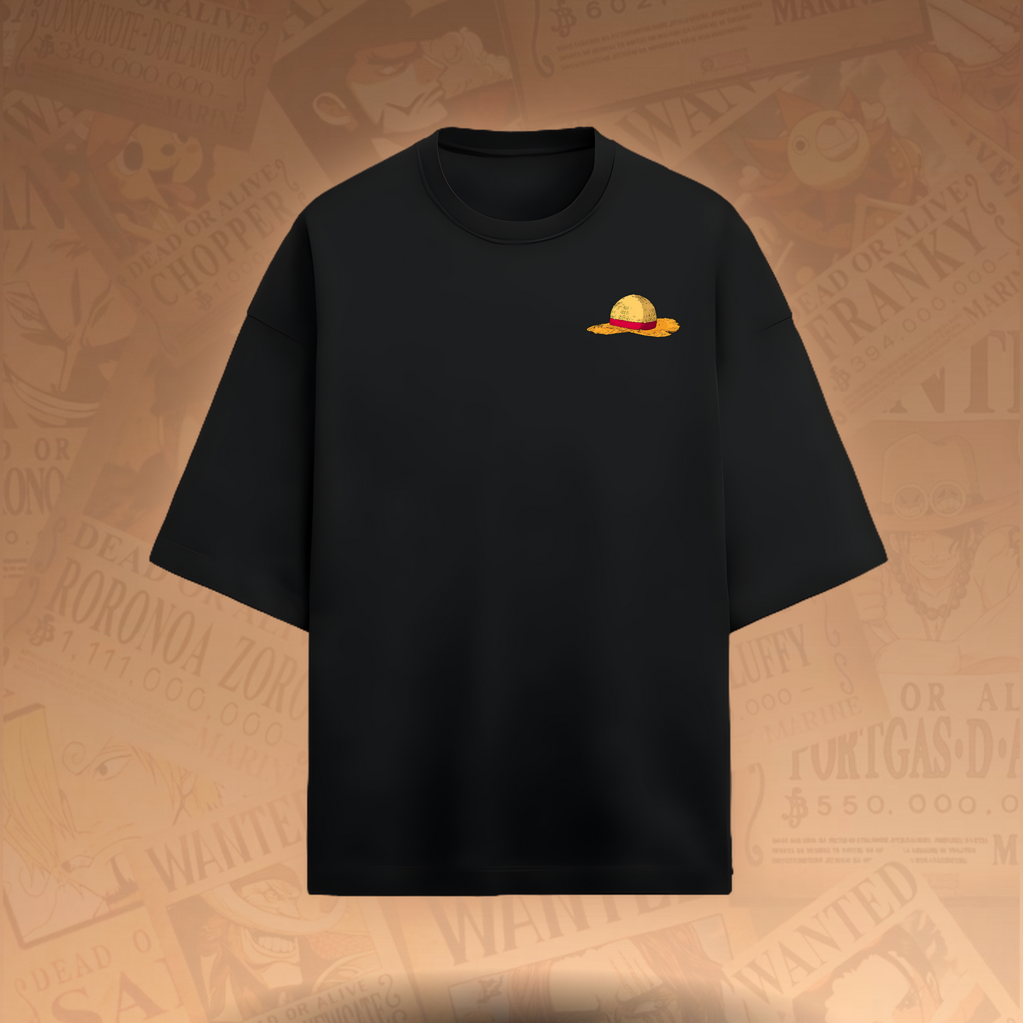STRAW HAT: Captain Luffy Oversized T-Shirt – Limited Edition